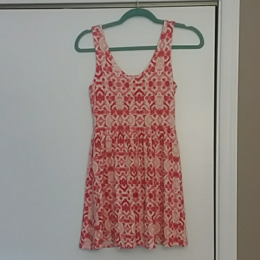 open back skater dress